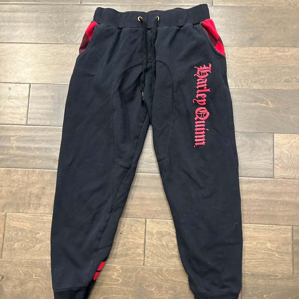 DC Comics Harley Quinn Women's Black Jogger Pants